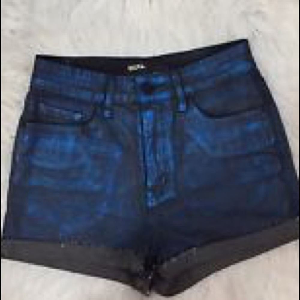 BDG Metallic High Rise Jean Shorts